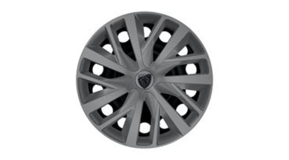 Peugeot 308 16" Gloss Grey Wheel Trims (Set of 4) (2018–2024) – Genuine Accessory.