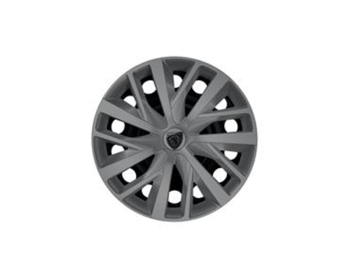 Peugeot 308 16" Gloss Grey Wheel Trims (Set of 4) (2018–2024) – Genuine Accessory.