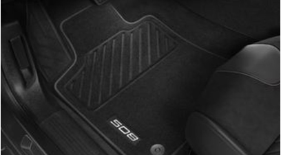 Peugeot 508 Facelift Velour Floor Mats – Front & Rear Set. (2018-present Estate & Saloon Models Only).
