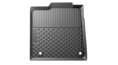 Nissan Micra Rubber Floor Mats (2017–Present, RHD) – Genuine All-Weather Set of 4