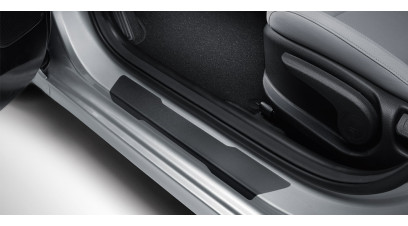 Kia Rio 2022 onwards Door sill protection foils, black