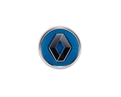 Renault ARKANA 2021-April 2023 Renault Pacific blue centre cap with chrome surround 