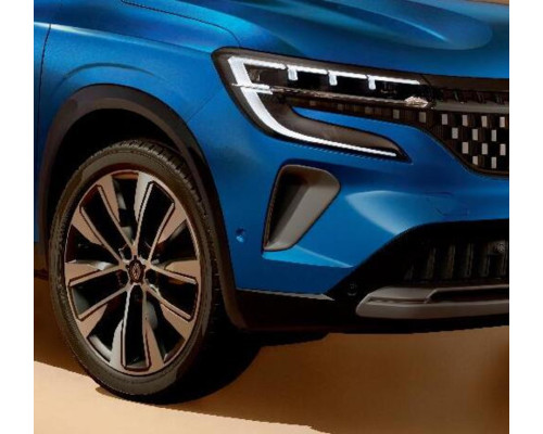 Renault AUSTRAL April 2023 onwards Air intake inserts on satin metallic grey front end panel