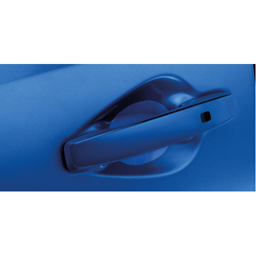 Door handle recess protection foils