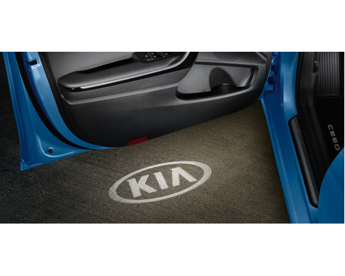 Kia Soul 2017-2022 LED door projectors, Kia logo