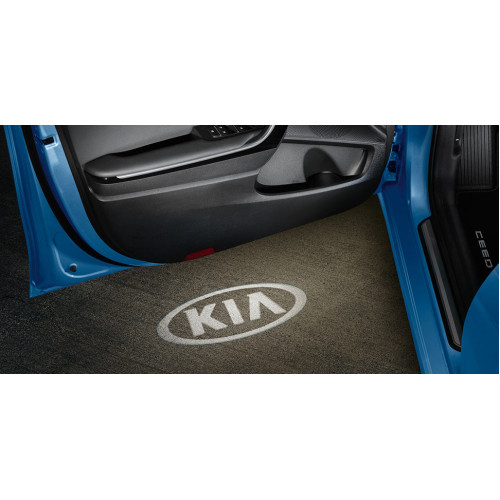 LED door projectors, Kia logo