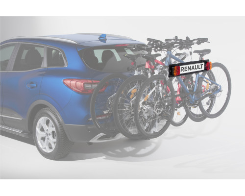 Renault MEGANE E-TECH May 2022 onwards Number plate mounting for 7-pin Express Hang On bicycle rack 