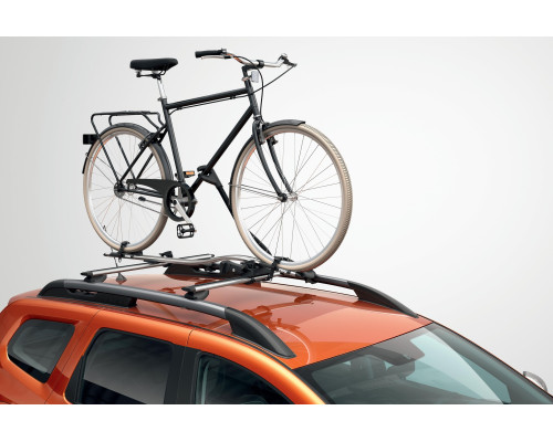 Expert bicycle rack on roof bars for 1 bike