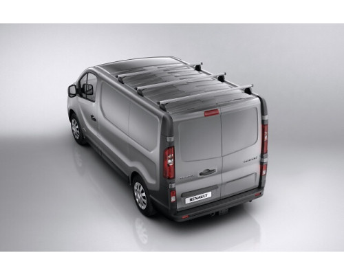 Renault TRAFIC 2021 onwards transverse roof bars - aluminium 