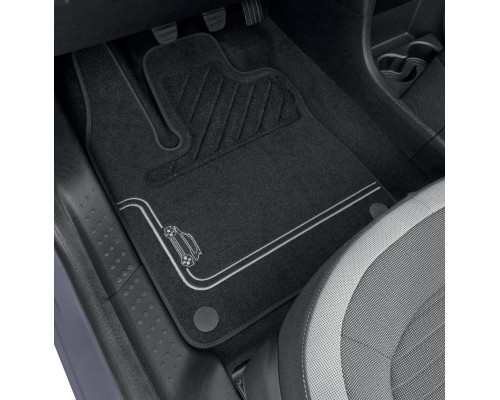 Renault TWINGO September 2014-June 2019 GREY TRIM PREMIUM TEXTILE CARPET 