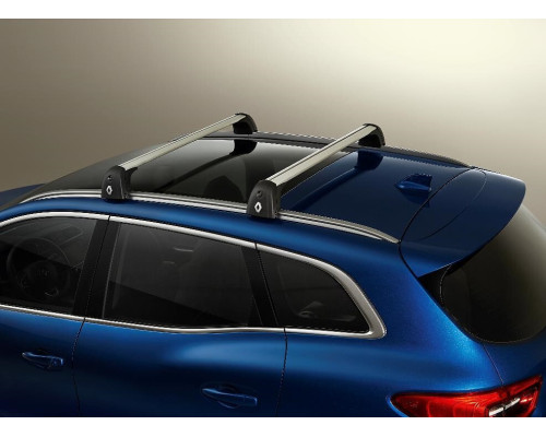 Renault KADJAR February 2019-June 2023 QuickFix aluminium roof bars - On longitudinal bars 