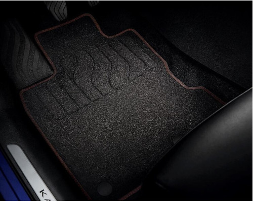 Renault KADJAR February 2019-June 2023 Textile floor mats - Bose Black Edition RHD 