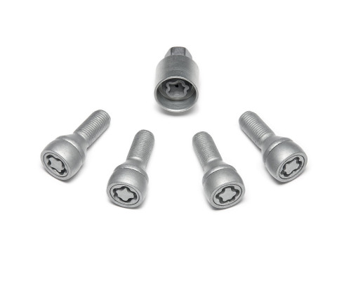 Renault TWINGO September 2014-June 2019 Gray M12 anti-theft locks for alloy wheels 