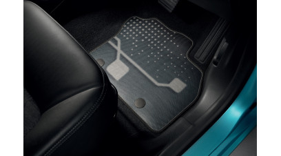 Renault ZOE December 2019-April 2024 rubber floor mats 