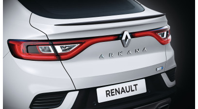 Renault ARKANA 2021-April 2023 Metal Black luggage compartment spoiler