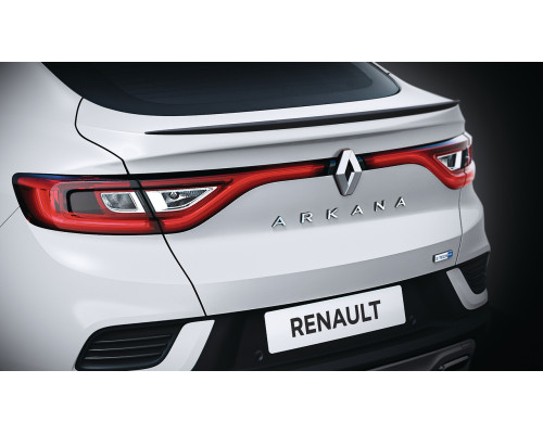 Renault ARKANA 2021-April 2023 Metal Black luggage compartment spoiler