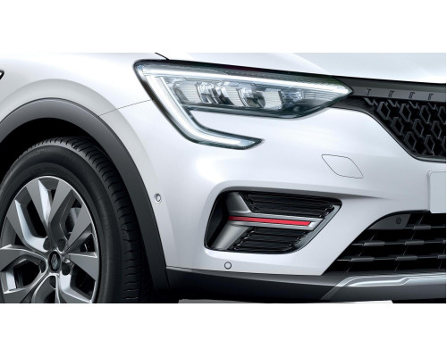 Renault ARKANA 2021-April 2023 Fire red design for front left-hand air scoop