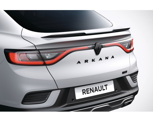 Renault ARKANA 2021-April 2023 Black luggage compartment spoiler