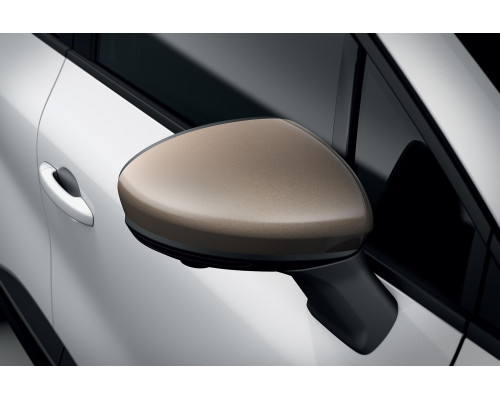 Renault CAPTUR 2019 onwards Pearl grey-beige door mirror shells