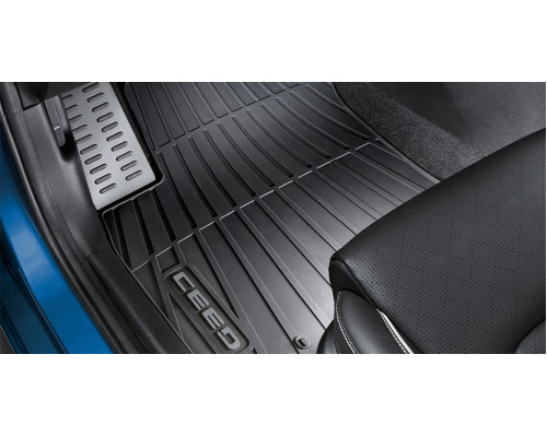 Kia Ceed 2020-2021 All weather mats, with grey accent, RHD