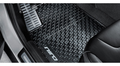 Kia Niro 2020-2021 All weather mats, with grey accent, RHD