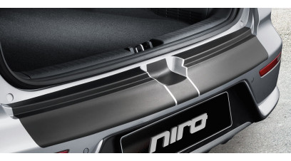 Kia Niro 2018-2019 Rear bumper protection foil, black