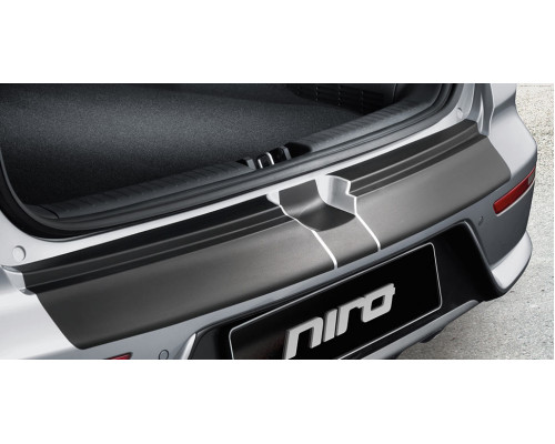 Kia Niro 2018-2019 Rear bumper protection foil, black