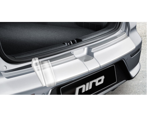 Kia Niro 2018-2019 Rear bumper protection foil, transparent