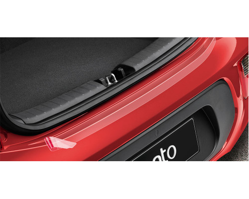 Kia Picanto 2017-2019 Rear bumper protection foil, transparent