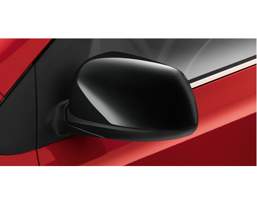 Kia Picanto 2017-2022 Door mirror caps, classic piano black