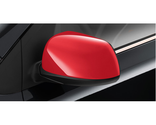 Kia Picanto 2017-2022 Door mirror caps, vibrant red