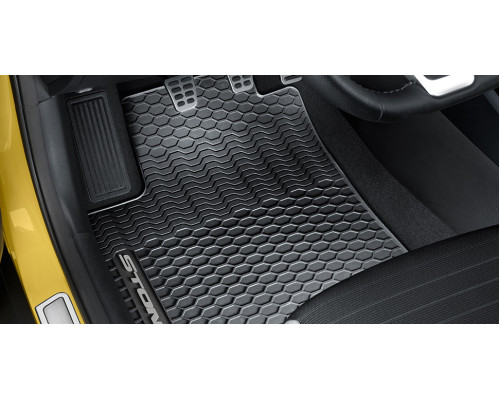 Kia Stonic 2022 onwards All weather mats, with grey accent, RHD