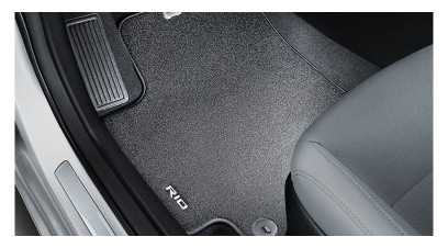 Kia Rio 2017-2020 Textile floor mats, velour, RHD