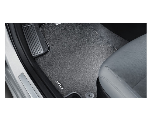 Kia Rio 2021-2023 Textile floor mats, velour, RHD