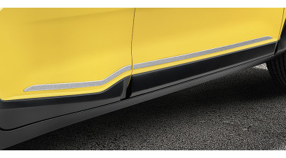 Kia Stonic 2018-2020 Side trim lines, brushed