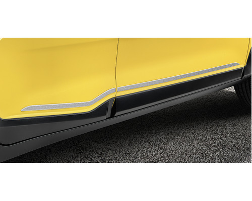 Kia Stonic 2021 onwards Side trim lines, brushed