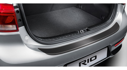 Kia Rio 2022 onwards Rear bumper protection foil, black