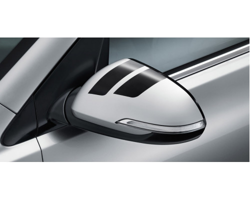 Kia Stonic 2018-2020 Door mirror decals, black