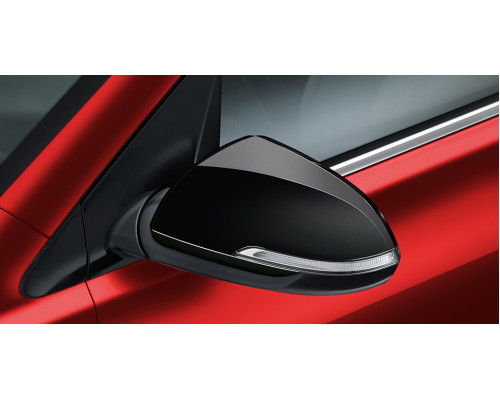 Kia Rio 2022 onwards Door mirror caps, piano black