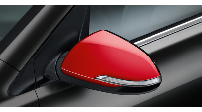 Kia Rio 2022 onwards Door mirror caps, red