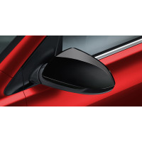 Door mirror caps, piano black