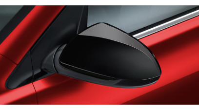 Kia Rio 2022 onwards Door mirror caps, piano black