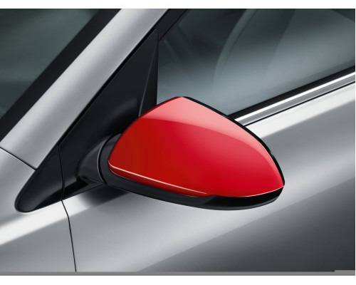 Kia Rio 2017-2020 Door mirror caps, red