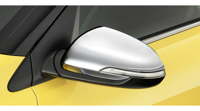 Kia Stonic 2018-2020 Door mirror caps, chrome optic