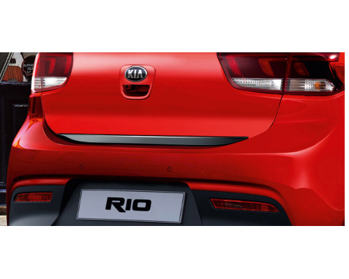 Kia Rio 2017-2020 Tailgate trim line, piano black