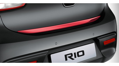 Kia Rio 2017-2020 Tailgate trim line, red