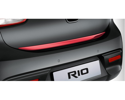 Kia Rio 2017-2020 Tailgate trim line, red