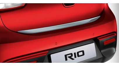 Kia Rio 2017-2020 Tailgate trim line, silver