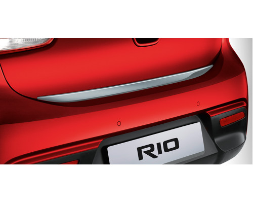 Kia Rio 2017-2020 Tailgate trim line, silver