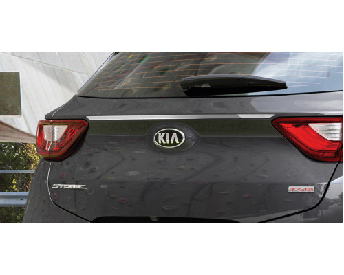 Kia Stonic 2018-2020 Tailgate trim line, chrome optic